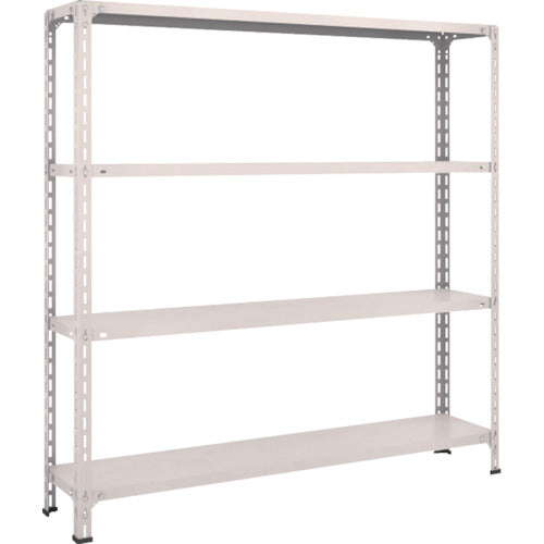 TRUSCCO 스틸 랙 경량 선반 개방형 W1500XD300XH1500 4단 네오그레이 55V-14 1대