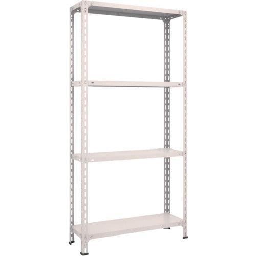 TRUSCCO 스틸 랙 경량 선반 개방형 W875XD300XH1800 4단 네오그레이 63V-14 1대