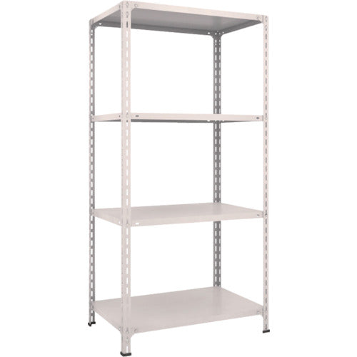 TRUSCCO 스틸 랙 경량 선반 개방형 W875XD600XH1800 4단 네오그레이 63W-14 1대