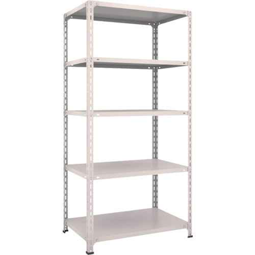 TRUSCCO 스틸 랙 경량 선반 개방형 W875XD600XH1800 5단 네오그레이 63W-15 1대