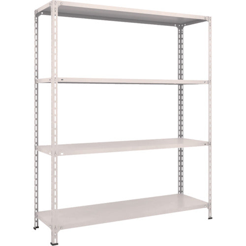 TRUSCCO 스틸 랙 경량 선반 개방형 W1500X450XH1800 4단 네오그레이 65X-14 1대