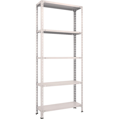 TRUSCCO 스틸 랙 경량 선반 개방형 W875XD300XH2100 5단 네오그레이 73V-15 1대