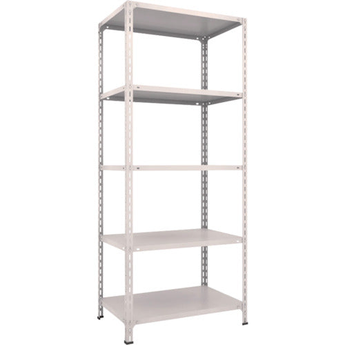 TRUSCO Steel Rack Lightweight Open Shelf W875 x D600 x H2100 5 Tiers Neo Gray 73W-15 1 Unit