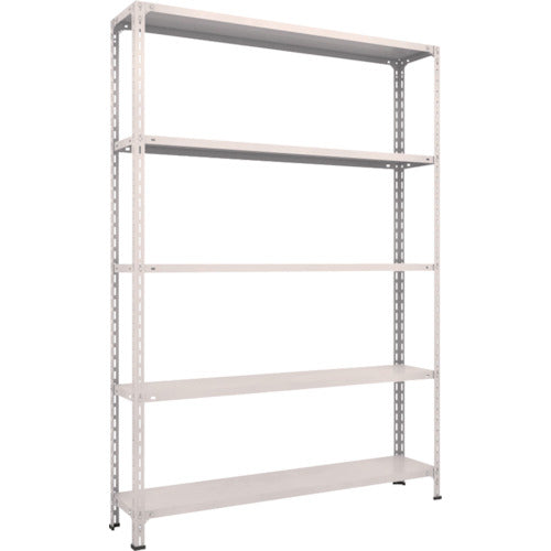 ＴＲＵＳＣＯ　スチールラック　軽量棚開放型　Ｗ１５００ＸＤ３００ＸＨ２１００　５段　ネオグレー　75V-15　1 台