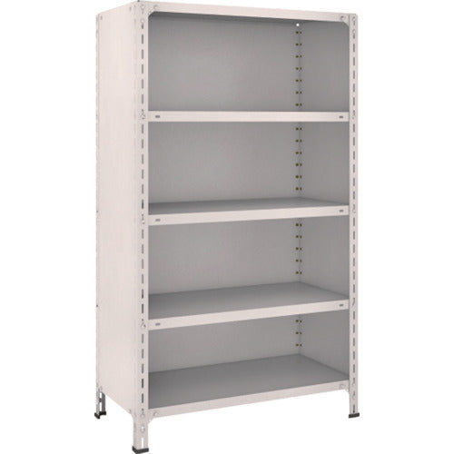 TRUSCCO 스틸 랙 경량 선반 배판·측판 부착 W875XD450XH1500 5단 네오그레이 53X-25 1대