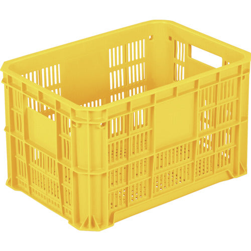 リス　ＭＢ型メッシュコンテナー　３６９３３４　ＭＢ−２０Ｆ　黄　MB-20F　1 個