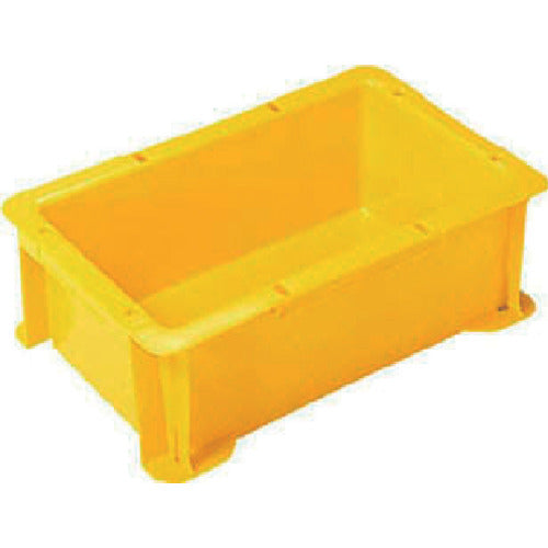 Hishi S-type container, effective inner dimensions 229 x 132 x 122 mm, yellow, S-4, 1 piece