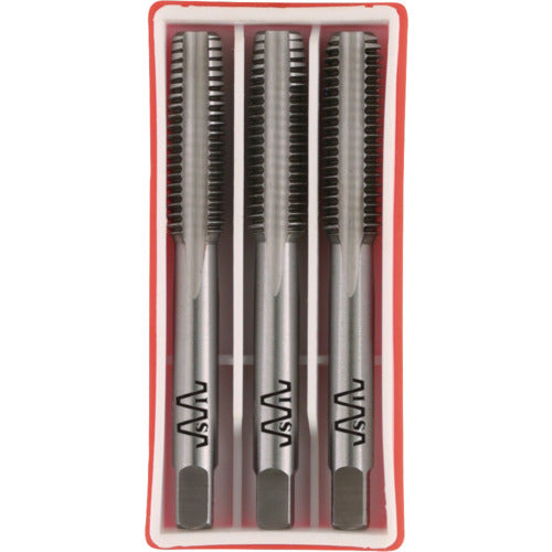 ISF SKS 핸드 탭 미터 나사·세목 【3개 세트】 M10X1.25 IS-S-HT-M10X1.25-S 1조