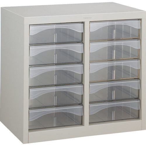 ＴＲＵＳＣＯ　レターケース　Ａ４型・２列タイプ　深型５個Ｘ２列　A4-W205　1 台