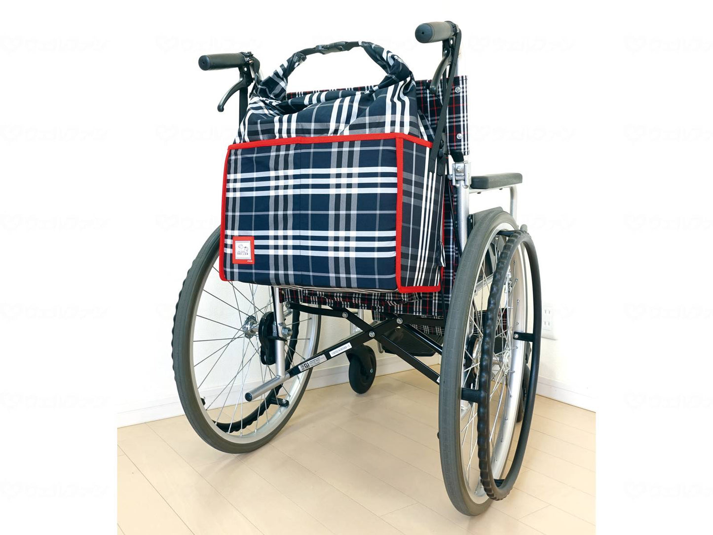 笑和車いす用RAKUﾊﾞｯｸﾞⅡ ﾀﾞｰｸﾈｲﾋﾞｰ