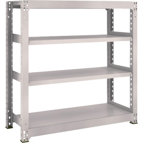 TRUSCCO 스틸 랙 M3형 중량 선반 1200×471×H1200 4단 단품 네오 그레이 M3-4454 1 S