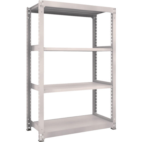 TRUSCCO 스틸 랙 M5형 중량 선반 1200×571×H1800 4단 단체 네오 그레이 M5-6464 1대