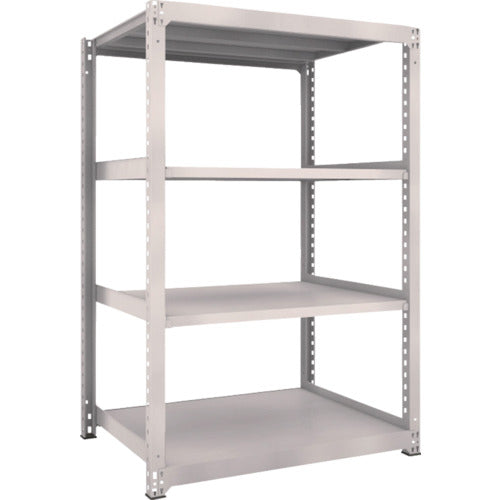 TRUSCCO 스틸 랙 M5형 중량 선반 1200×921×H1800 4단 단품 네오 그레이 M5-6494 1대