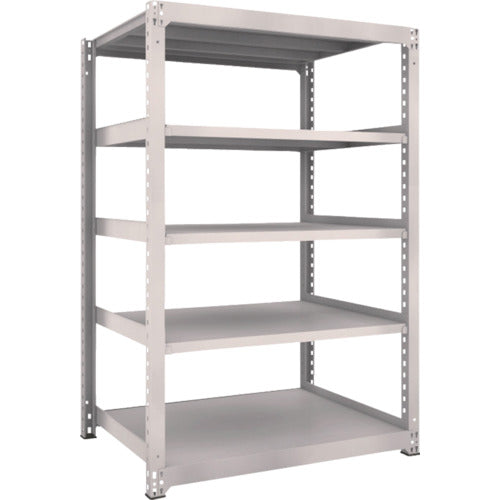 TRUSCCO 스틸 랙 M5형 중량 선반 1200×921×H1800 5단 단품 네오 그레이 M5-6495 1대