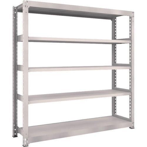 TRUSCCO 스틸 랙 M5형 중량 선반 1800×471×H1800 5단 단품 네오 그레이 M5-6655 1대