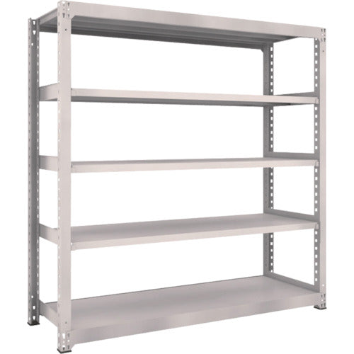 TRUSCCO 스틸 랙 M5형 중량 선반 1800×571×H1800 5단 단품 네오 그레이 M5-6665 1대