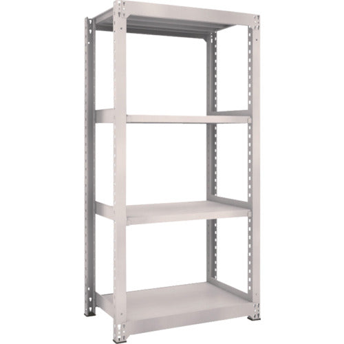 TRUSCCO 스틸 랙 M5형 중량 선반 900×571×H1800 4단 단품 네오 그레이 M5-6364 1대