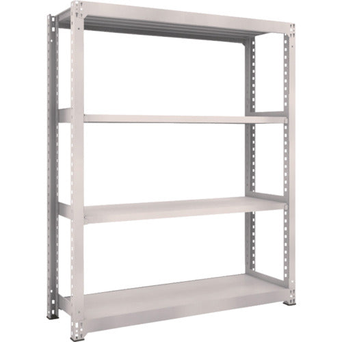 TRUSCCO 스틸 랙 M5형 중량 선반 1500×471×H1800 4단 단품 네오 그레이 M5-6554 1대