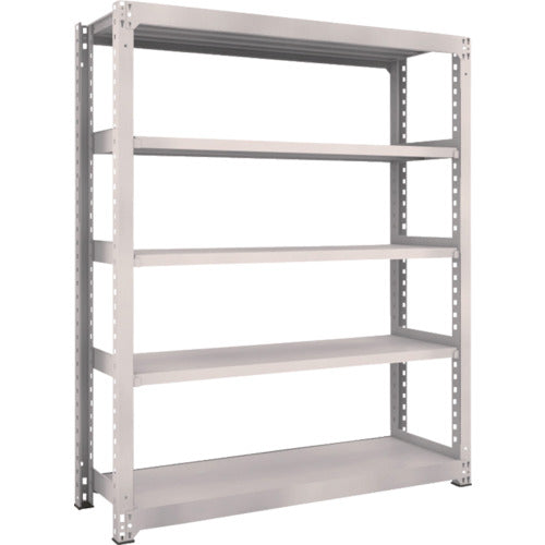 TRUSCCO 스틸 랙 M5형 중량 선반 1500×471×H1800 5단 단품 네오 그레이 M5-6555 1대