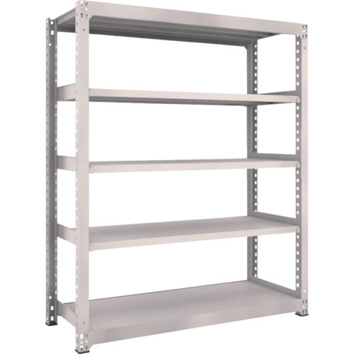 TRUSCCO 스틸 랙 M5형 중량 선반 1500×571×H1800 5단 단품 네오 그레이 M5-6565 1대