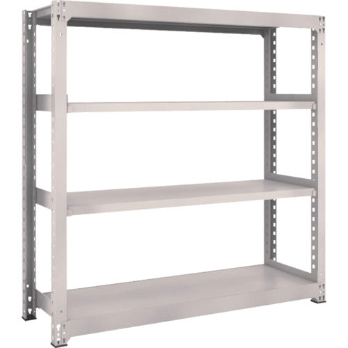 TRUSCO Steel Rack M3 Medium Duty Shelf 1500 x 471 x H1500 4 Tiers Single Unit Neo Gray M3-5554 1 S