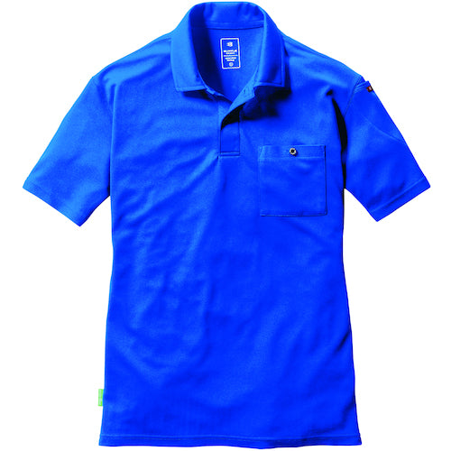 ＢＵＲＴＬＥ　半袖ポロシャツ１６７−４７−ＸＬサーフブルー　167-47-XL　1 着