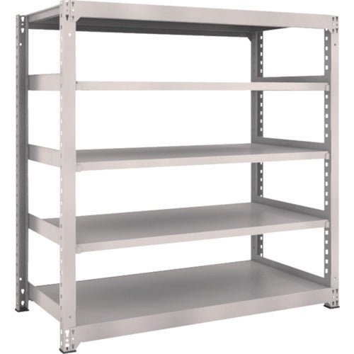 TRUSCCO 스틸 랙 M3형 중량 선반 1500×721×H1500 5단 단품 네오 그레이 M3-5575 1 S