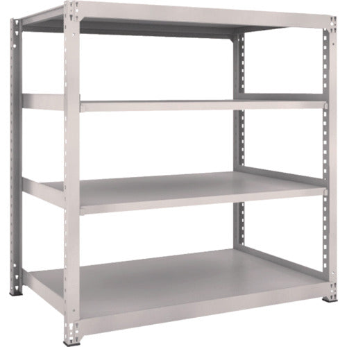TRUSCCO 스틸 랙 M3형 중량 선반 1500×921×H1500 4단 단품 네오 그레이 M3-5594 1 S