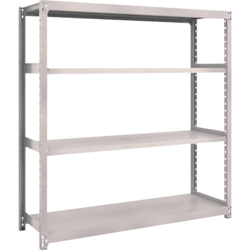 TRUSCCO 스틸 랙 M2형 경중량 선반 1460×450×H1500 4단 단품 네오 그레이 M2-5544 1 S