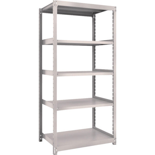 TRUSCCO 스틸 랙 M2형 경중량 선반 860×600×H1800 5단 단품 네오 그레이 M2-6365 1 S