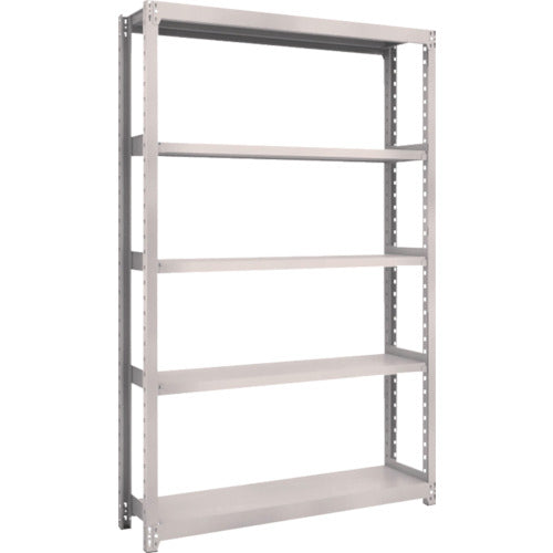 ＴＲＵＳＣＯ　スチールラック　Ｍ２型軽中量棚　１１６０×３００×Ｈ１８００　５段　単体　ネオグレー　M2-6435　1 Ｓ