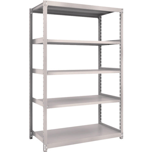 TRUSCCO 스틸 랙 M2형 경중량 선반 1160×600×H1800 5단 단품 네오 그레이 M2-6465 1 S