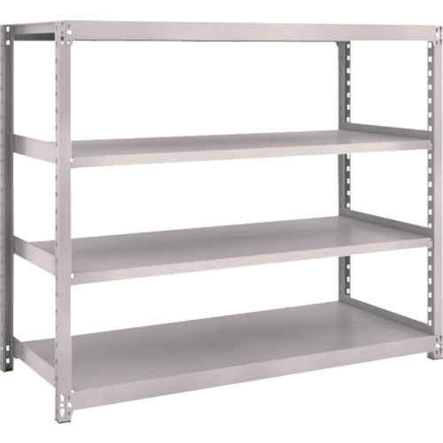 TRUSCCO 스틸 랙 M2형 경중량 선반 1460×600×H1200 4단 단품 네오 그레이 M2-4564 1 S