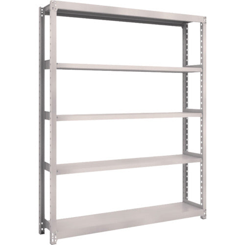 TRUSCCO 스틸 랙 M2형 경중량 선반 1460×300×H1800 5단 단품 네오 그레이 M2-6535 1 S