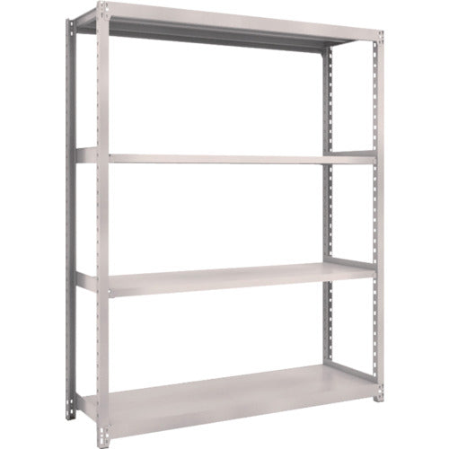 TRUSCCO 스틸 랙 M2형 경중량 선반 1460×450×H1800 4단 단품 네오 그레이 M2-6544 1 S