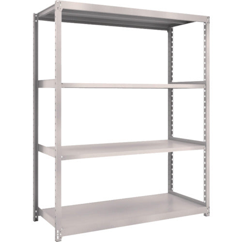 TRUSCCO 스틸 랙 M2형 경중량 선반 1460×600×H1800 4단 단품 네오 그레이 M2-6564 1 S