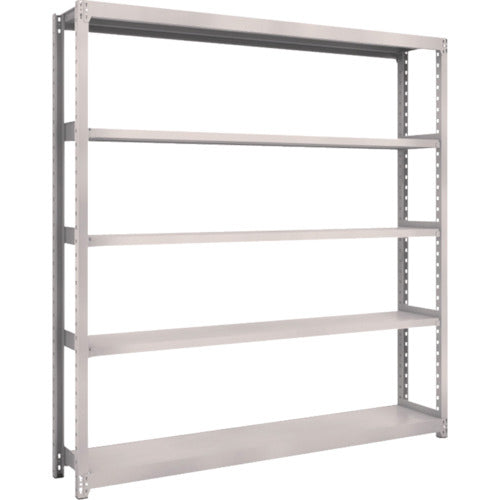 TRUSCCO 스틸 랙 M2형 경중량 선반 1760×300×H1800 5단 단품 네오 그레이 M2-6635 1 S