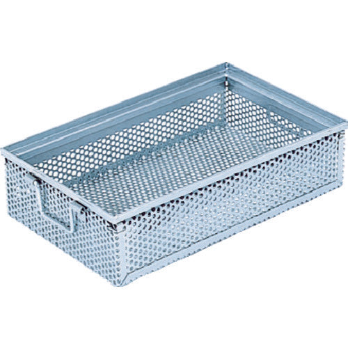 ＴＲＵＳＣＯ　スチール容器　角型パンチングＢＯＸ　有効内寸３９４×２３４×８７　VPB-3　1 個