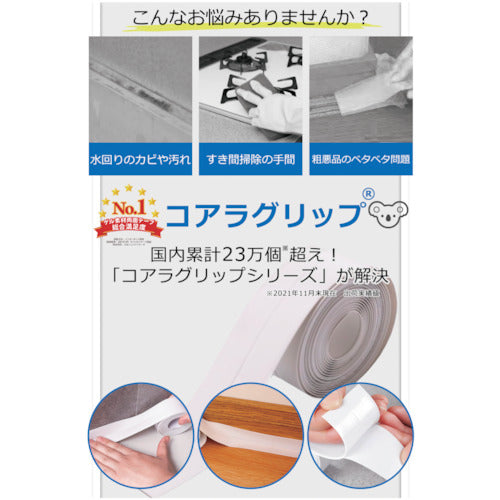 ｊｉｔ　コアラグリップ　防水・防カビテープ　（透明）　KG-12　1 巻