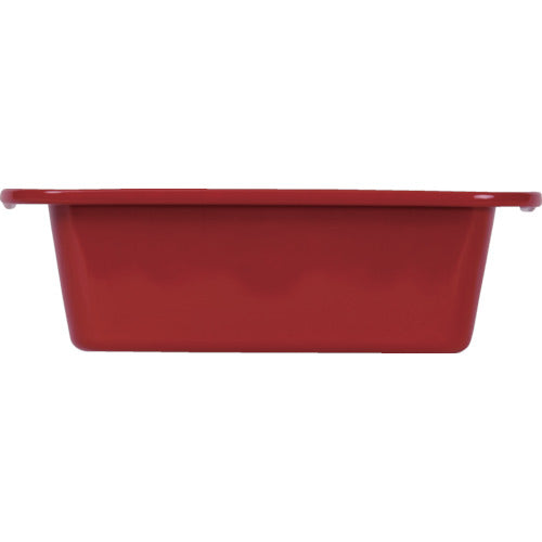 TRUSCO 파트 BOX 심형 유효 내 치수 210X161X90 도장 레드 K-10 1개