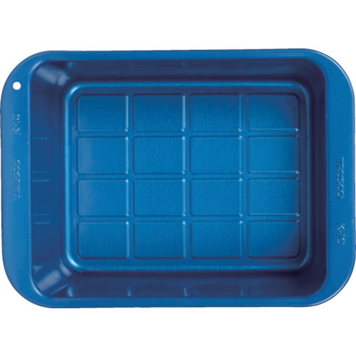 TRUSCO 파트 BOX 심형 유효 내 치수 210X161X90 도장 블루 K-10 1개