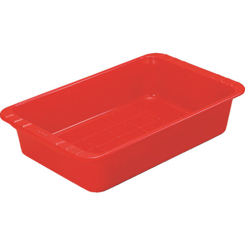 TRUSCO 파트 BOX 얕은 타입 유효 내 치수 488X304X43 레드 KA-2 1개