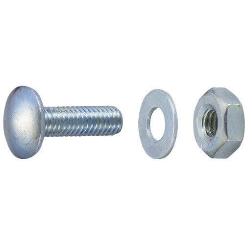 TRUSCO Light-duty shelf bolts and nuts M6 x 20 mm BN20 1 S