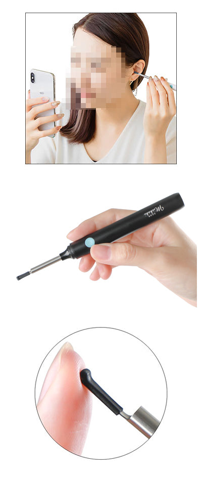 무선 카메라 부착 귀걸이 미에카키 / 3R-BBD02BK 블랙 1대