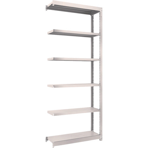 TRUSCO Steel Rack M1.5 Type Light-Medium Duty Shelf 860 x 295 x H2100 6 Tiers Connected Neo Gray M1.5-7336B 1 S