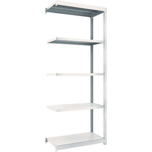 TRUSCO Steel Rack M1.5 Type Light-Medium Duty Shelf 860 x 445 x H2100 5 Tier Link Neo Gray M1.5-7345B 1 S