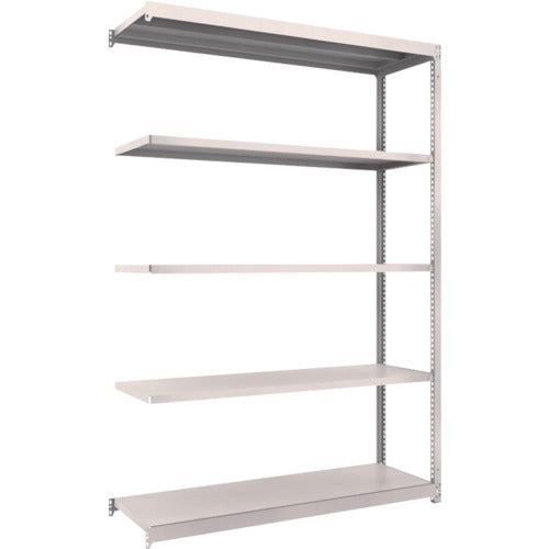 TRUSCO Steel Rack M1.5 Type Light-Medium Duty Shelf 1460 x 445 x H2100 5 Tier Link Neo Gray M1.5-7545B 1 S