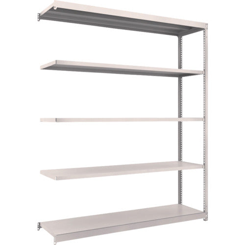 TRUSCCO 스틸 랙 M1.5형 경중량 선반 1760X445XH2100 5단 연결 네오 그레이 M1.5-7645B 1 S