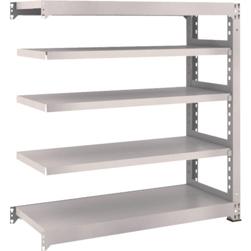 TRUSCO Steel Rack M3 Medium Duty Shelf 1200 x 471 x H1200 5 Tiers Connected Neo Gray M3-4455B 1 S