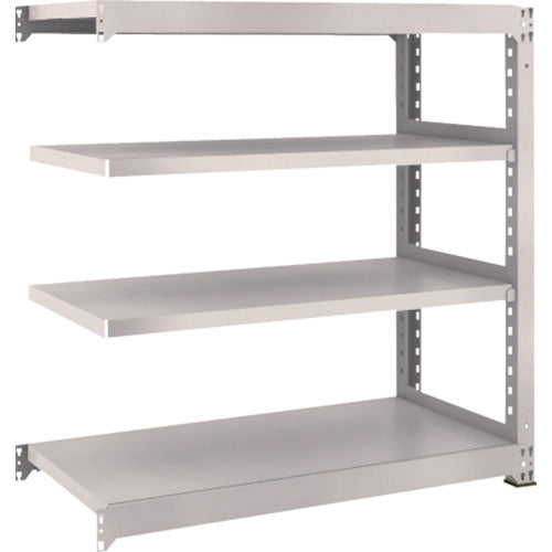 TRUSCO Steel Rack M3 Medium Duty Shelf 1200 x 571 x H1200 4 Tiers Connected Neo Gray M3-4464B 1 S